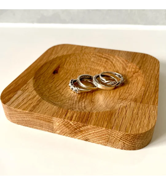 Handmade Wooden Dish: For Keys, Coins, Trinkets