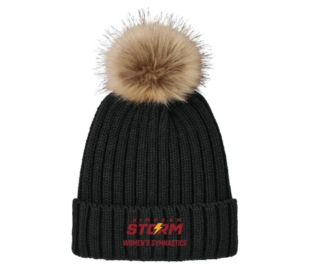 Faux Fur Pom Beanie