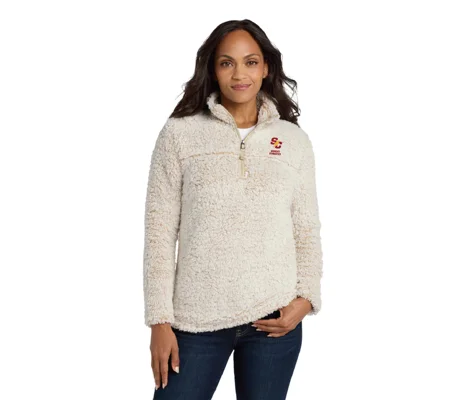 Ultra-soft meets cozy warmth in this layerable sherpa fleece jacket. Ideal for cooler days, it’s com