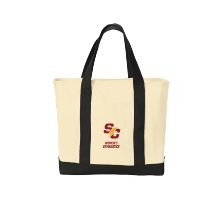 Ideal Twill Two-Tone Shopping Tote