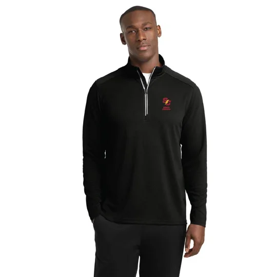 Sport-Wick® Textured 1/4-Zip Pullover