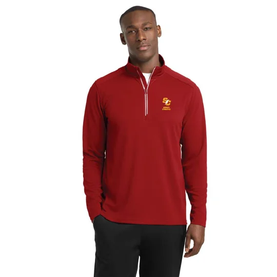 Sport-Wick® Textured 1/4-Zip Pullover