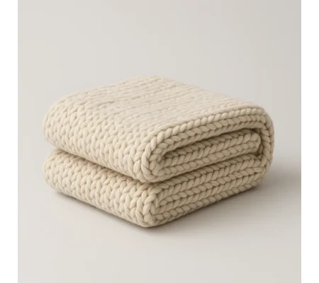 Chunky Wool Throw