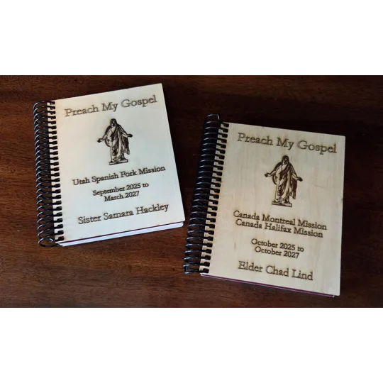Custom Engraved Preach My Gospel mini