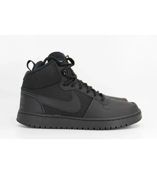 UK - 9 NIKE BOROUGH MID WINTER TRIPLE BLACK