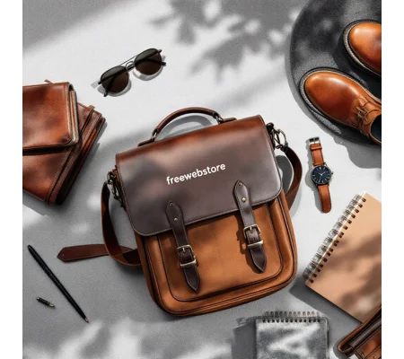 Men's Designer Saddle Bag