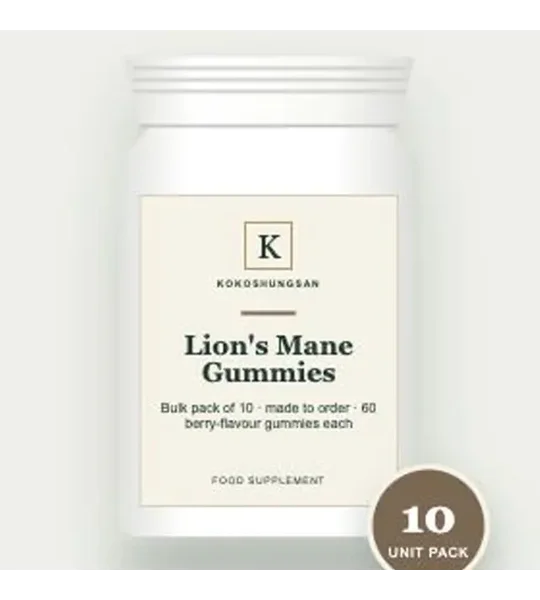 KOKOSHUNGSAN Lion's Mane Gummies Bulk pack of 10