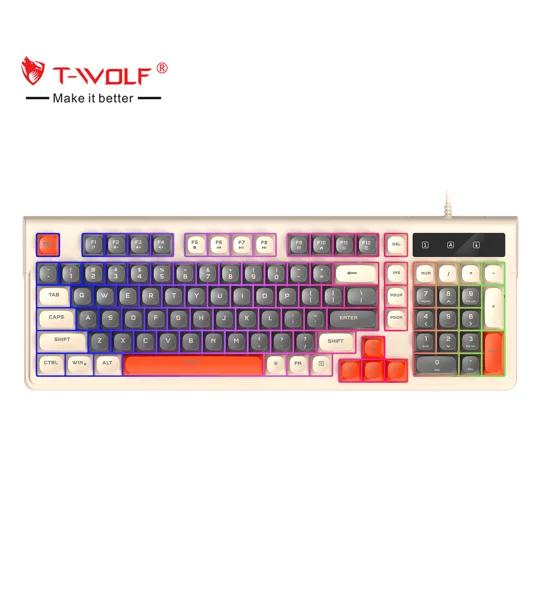 T-wolf wired keyboard