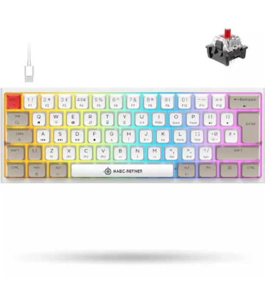 Magic-refiner rgb wireless keyboard