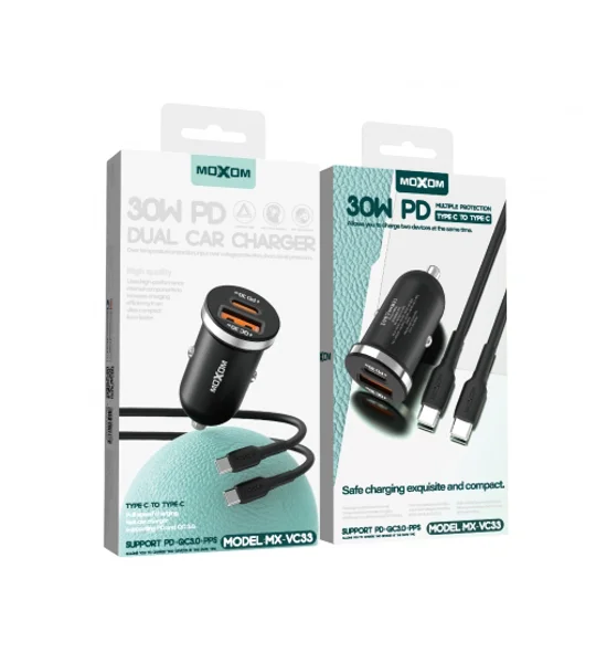 30w dual car charger