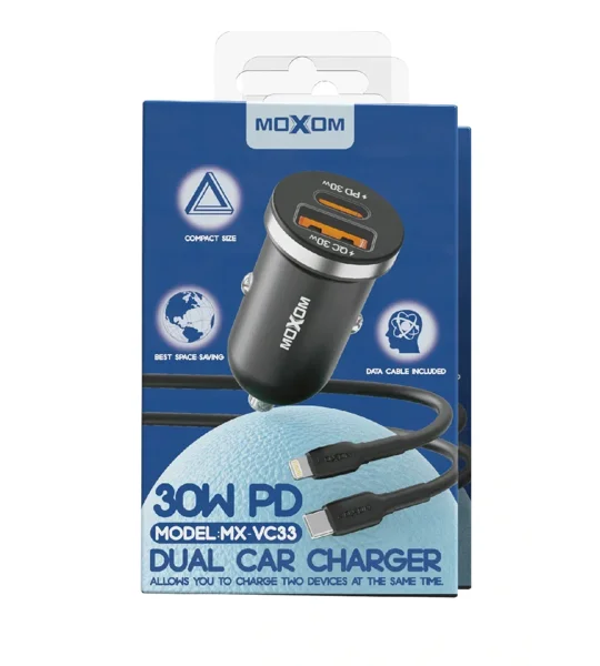 30w dual car charger