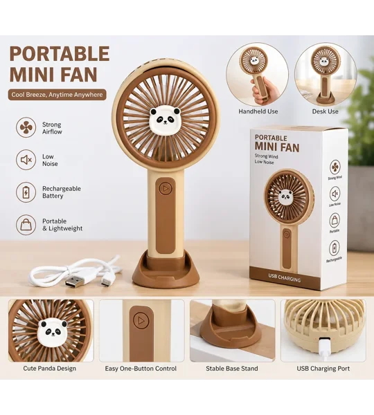 Mini bear fan