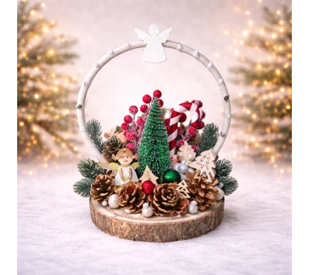 Centro de Mesa Anjo de Natal