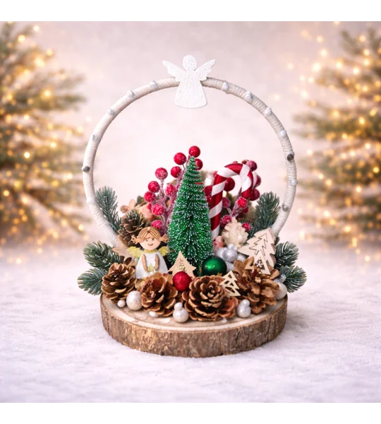 Centro de Mesa Anjo de Natal
