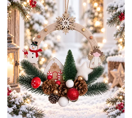 Guirlanda Casinha de Natal