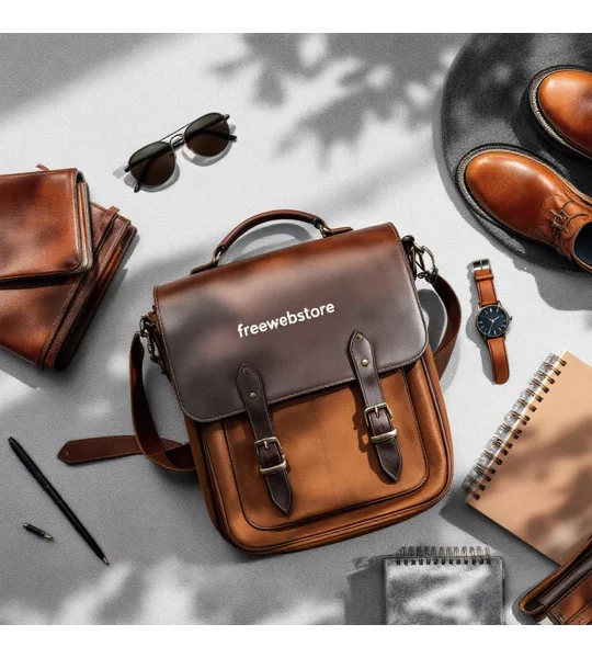 Men's Designer Saddle Bag