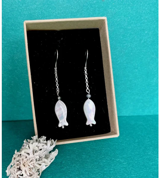 Pearlfish Drop Earrings