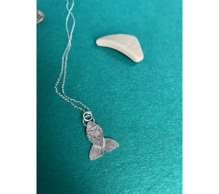 Silver Darlings Fish Necklace