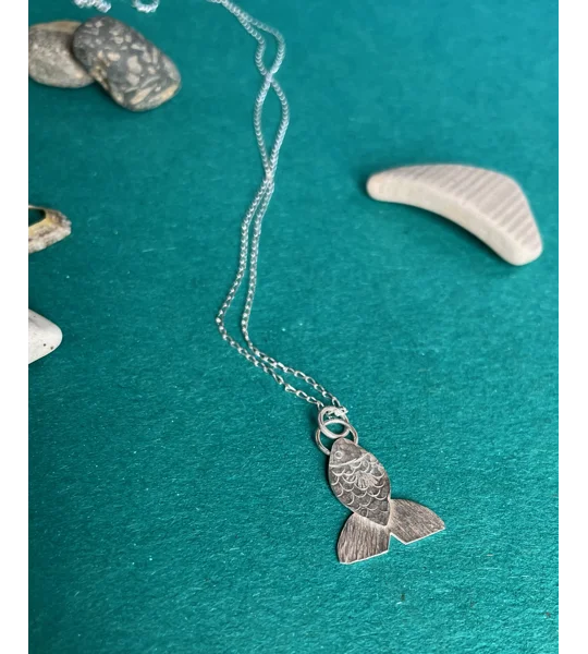 Silver Darlings Fish Necklace