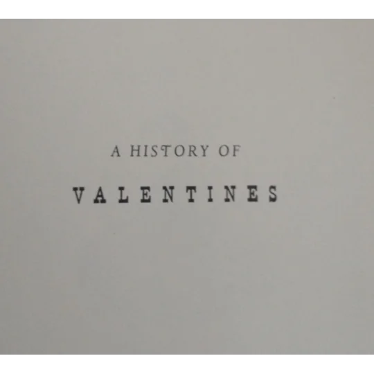 A History Of Valentines