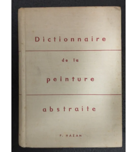 Diccionaire de la peinture abstraite