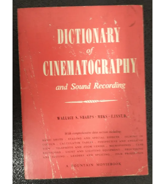 Dictionary of cinematography and sound recording
