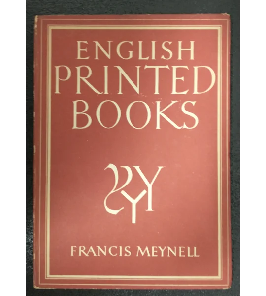 English printed books Francis Meynell