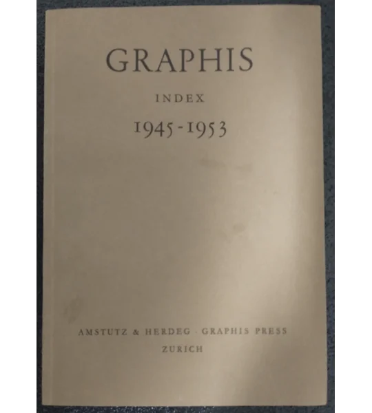 Index Graphis 1945 - 1953