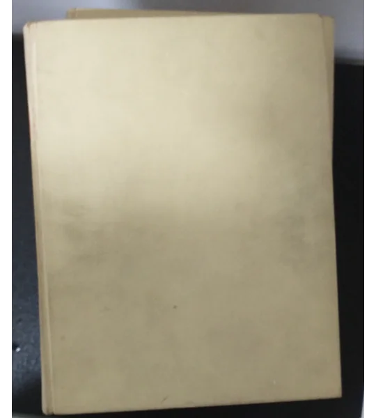 Book and 6 old Issues bounded books in pastel yellow grained leatherette