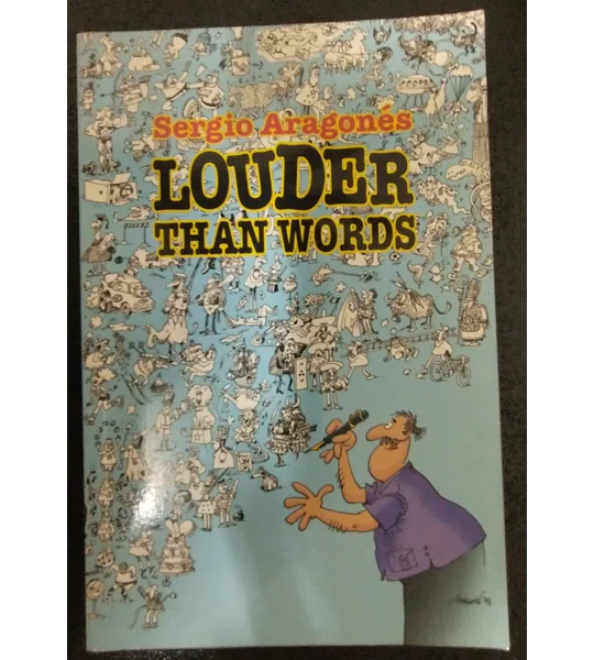 9 Sergio Aragonés pocketbooks + Louder than words softcover book