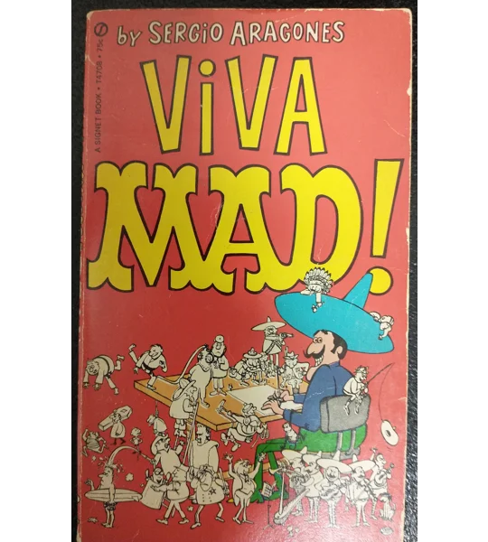 9 Sergio Aragonés pocketbooks + Louder than words softcover book