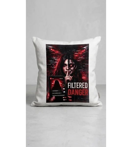 Custom filtered danger pillow
