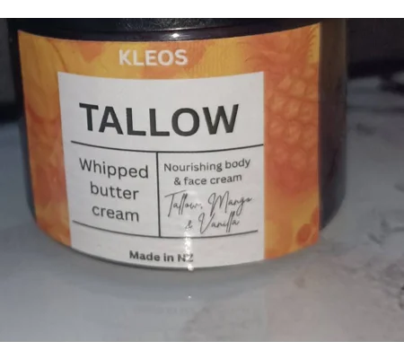 Organic grass fed beef tallow cream