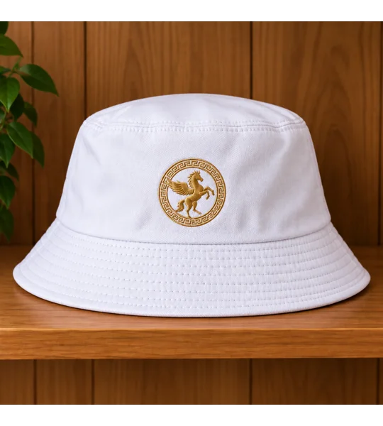 White FLEX bucket hat