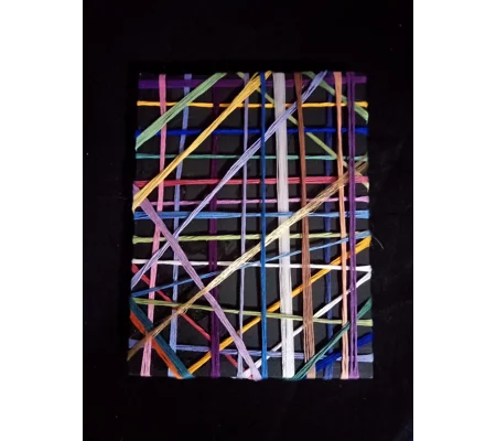 11x14 black canvas abstract art