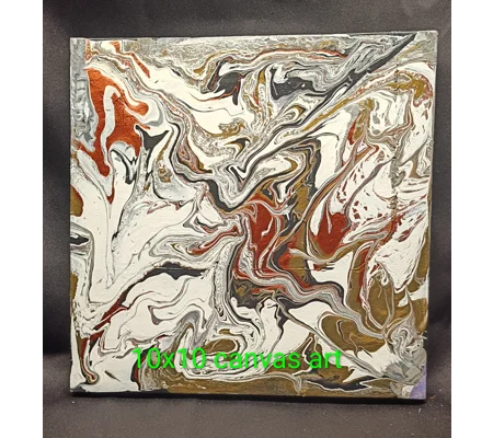 8x8 acrylic painting