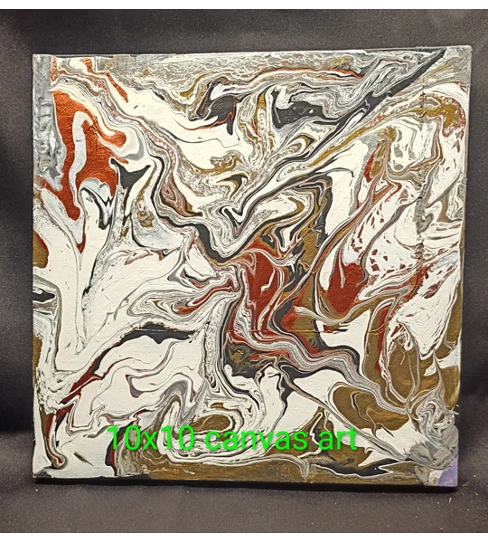 8x8 acrylic painting