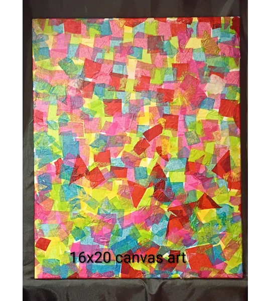 16x20 colorful abstract art