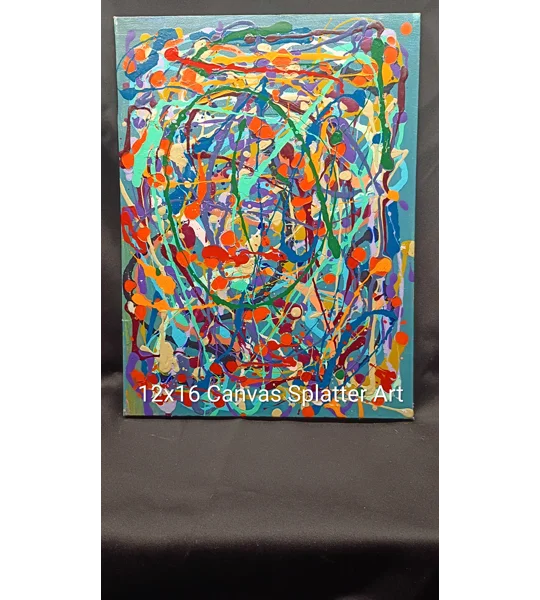 16x20 splatter art