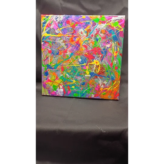 12x12 canvas acrylic painting