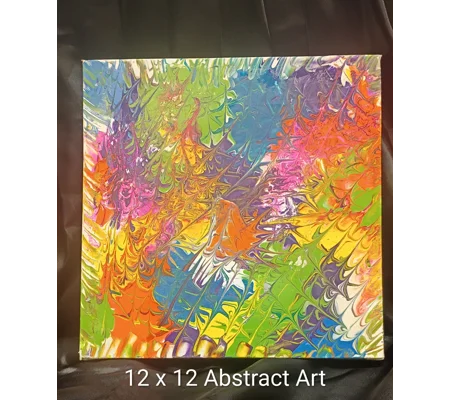12 x 12 abstract art