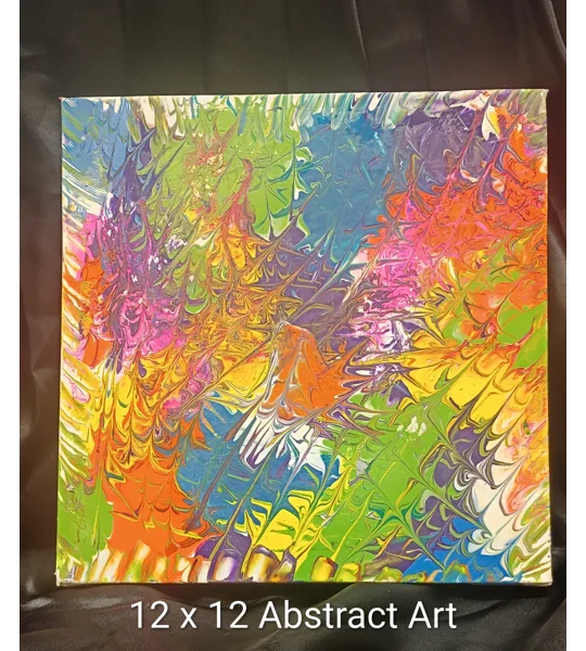 12 x 12 abstract art