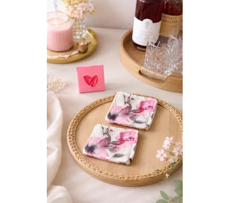 Coasters (4 Pack) - Faded Floral