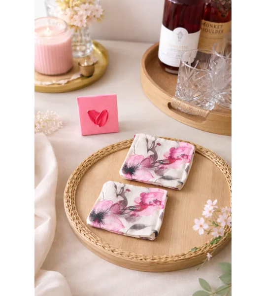 Coasters (4 Pack) - Faded Floral