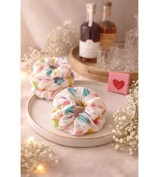 Scrunchie - Confetti Bloom