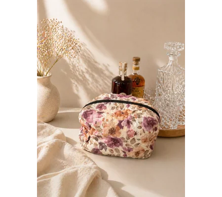 Makeup bag - Faded Floral