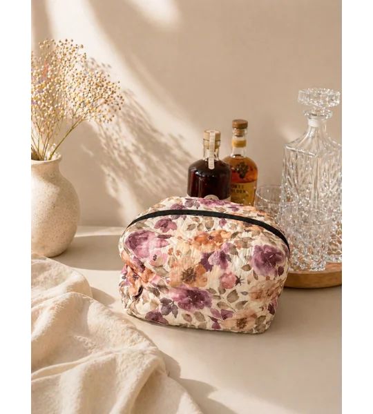 Makeup bag - Faded Floral