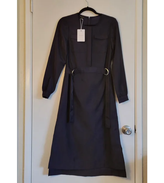 TED BAKER Size 0 (00-US) Blue Navy Aminna Utility