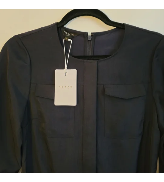 TED BAKER Size 0 (00-US) Blue Navy Aminna Utility