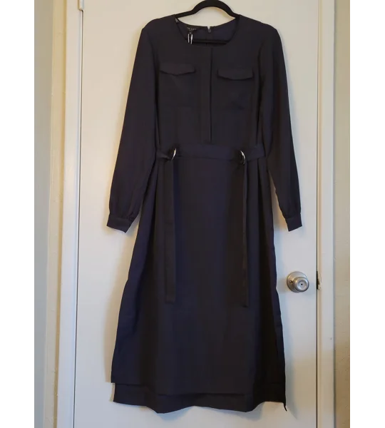TED BAKER Size 0 (00-US) Blue Navy Aminna Utility